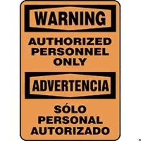 Accuform BILINGUAL WARNING SAFETY SIGN SBMADM323VP SBMADM323VP